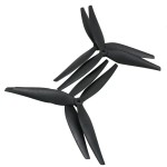 HQProp 10X5X3 9X5X3 1050 9050 10 pouces 9 pouces 3 pales Hélice en nylon renforcé de carbone noir pour drone Rc FPV
